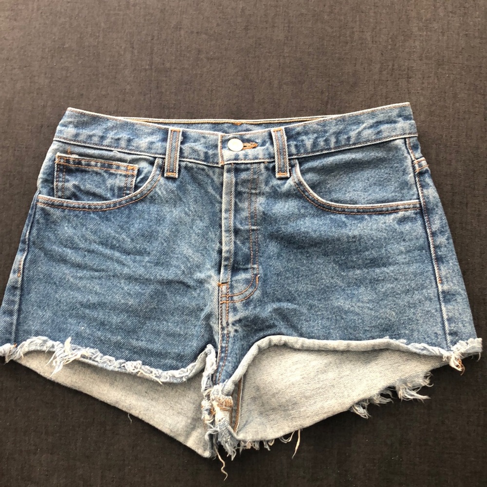 Brandy Melville High Rise Denim Shorts